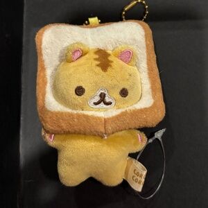 Kawaii Bag Charm Dog in Bread